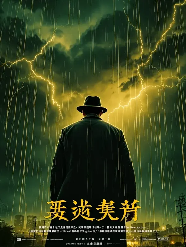迷雾追凶 短剧封面（悬疑推理）